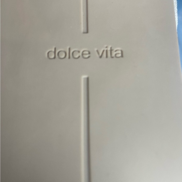 Dolce Vita Taupe Suede Ankle Boots with Pointed Toe and Block Heel - Picture 8 of 14